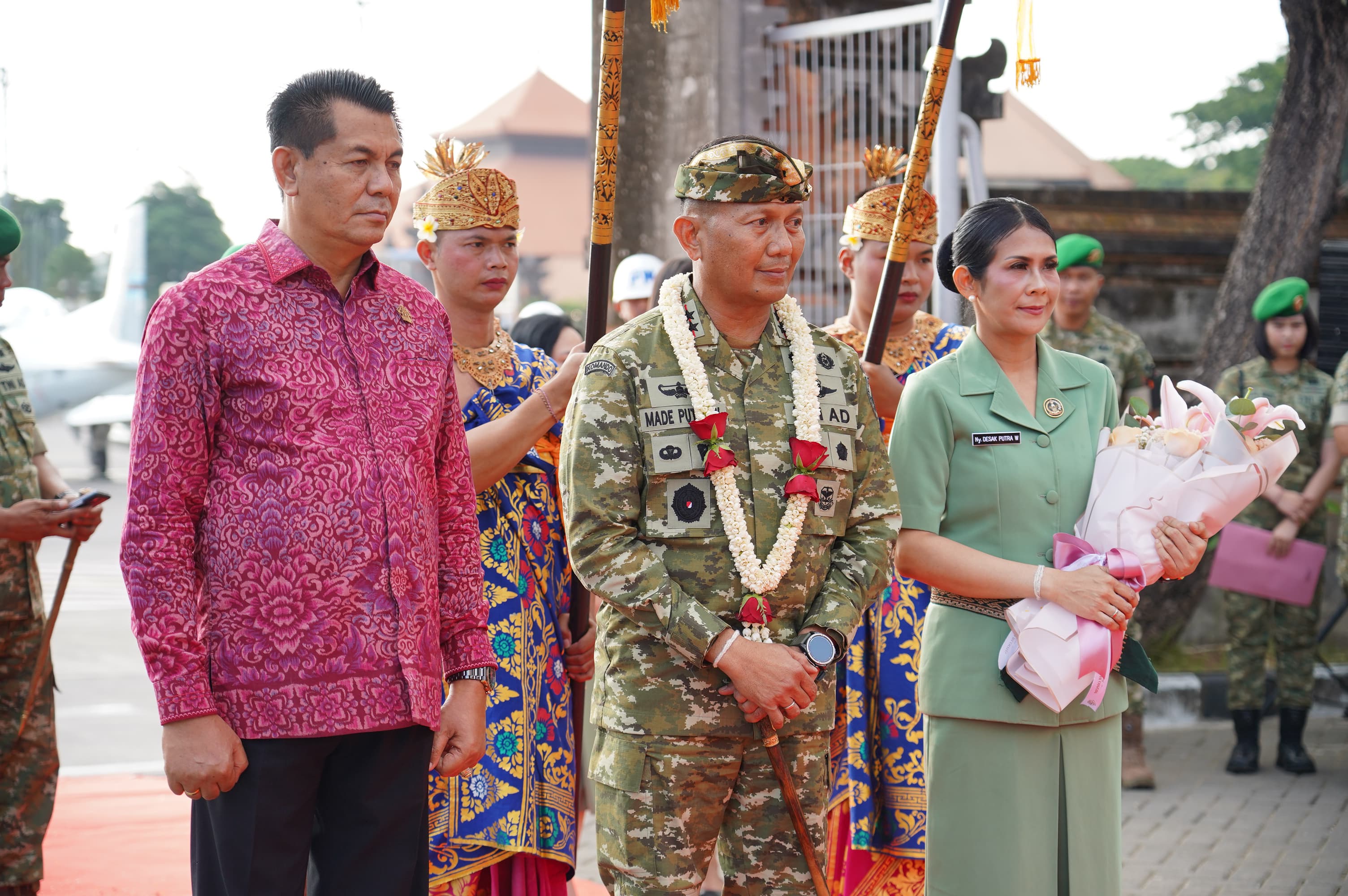 Penyambutan Pangdam IX/Udayana