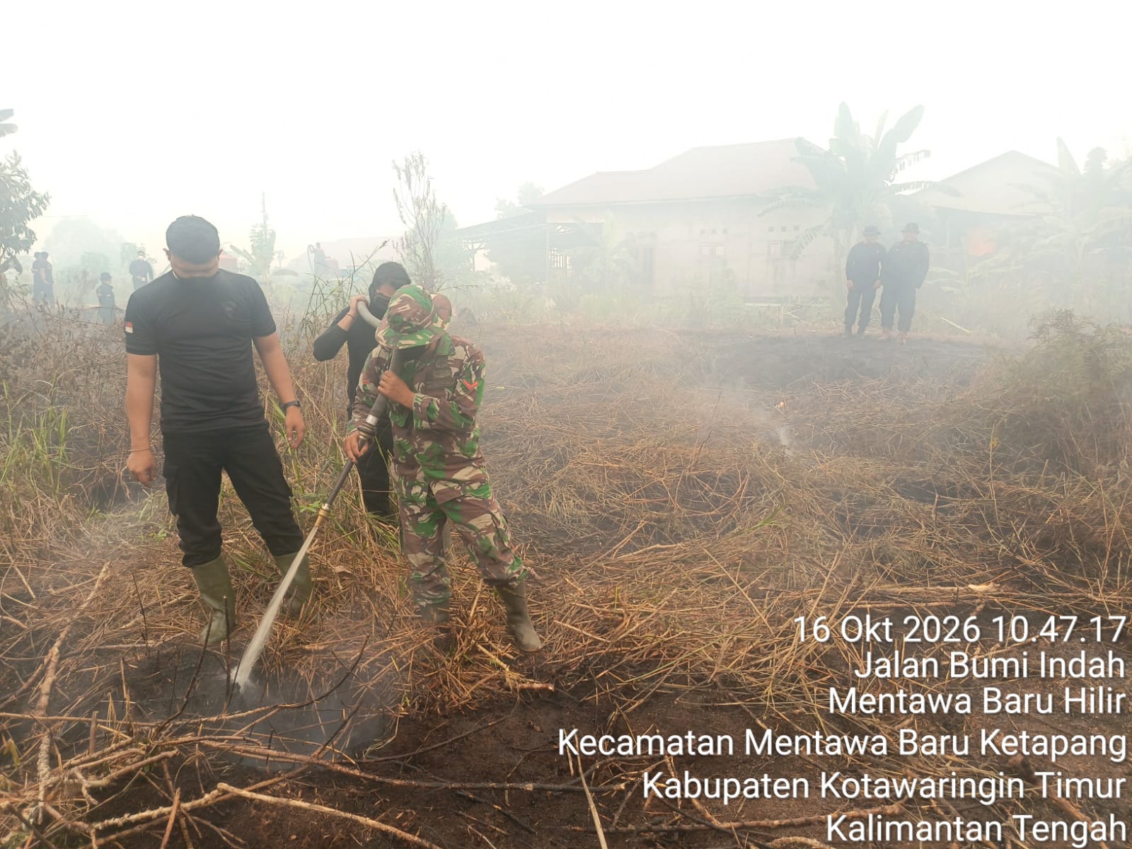 Kodim 1015/Sampit Lanjutkan Pembasahan
