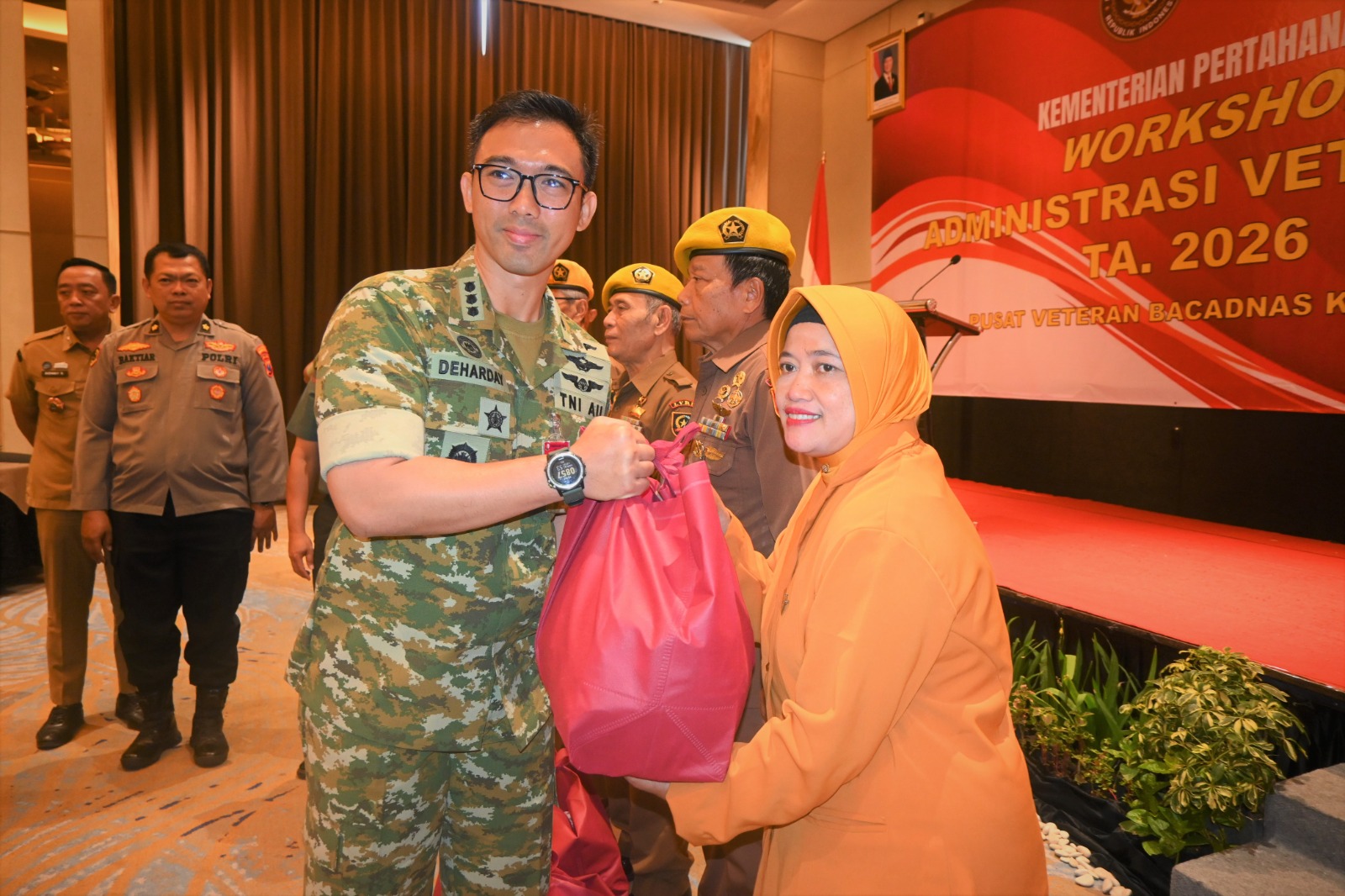 Kadispers Lanud Abd Saleh Hadiri Workshop Veteran