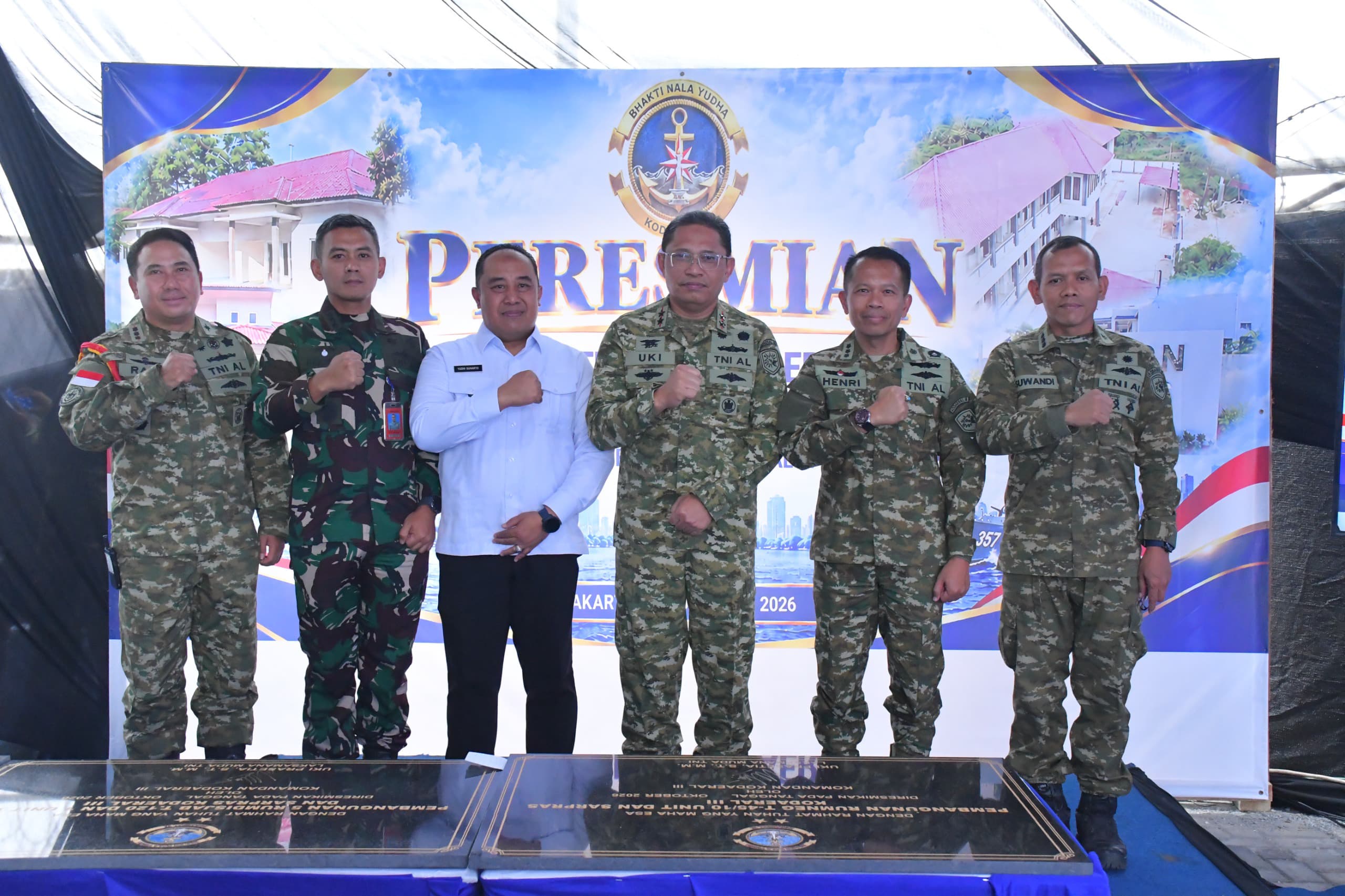 DANKODAERAL III RESMIKAN TIGA FASILITAS PERUMAHAN